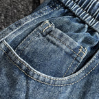 Louis Vuitton Denim Shorts Distressed Finish