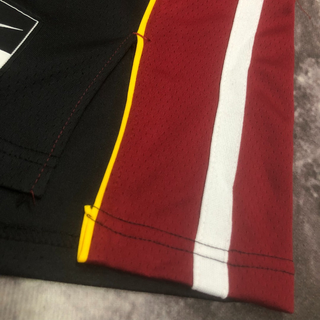 Dwyane Wade Jersey — 2023 Season NBA Miami Heat #3 SW Black V-Neck Basketball Jersey