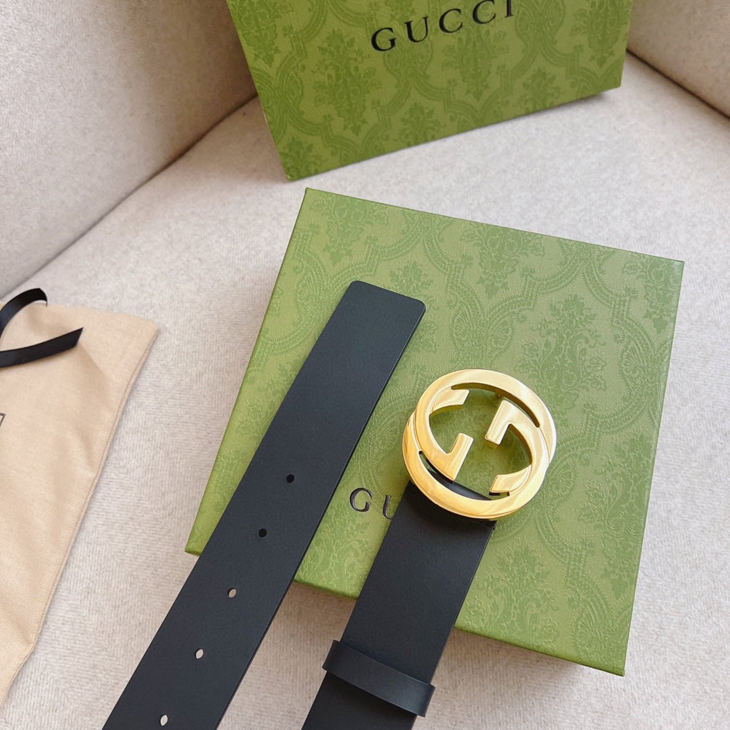 Gucci Men's Leather Belt – 3.8cm Width