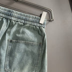 Louis Vuitton Denim Shorts Distressed Finish