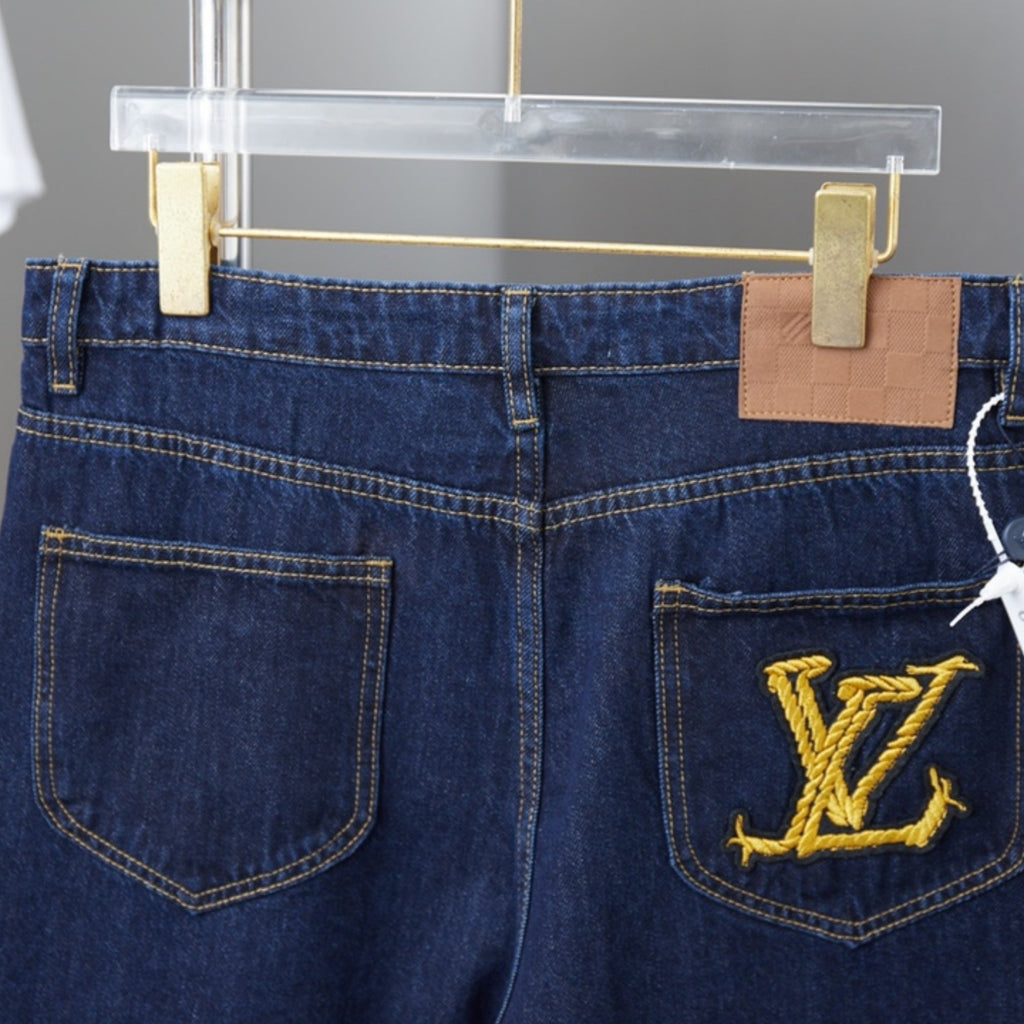 Louis Vuitton New Washed Denim Shorts