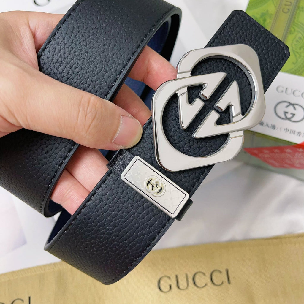 Gucci Men's Leather Belt – 3.8cm Width