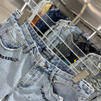 Chrome Hearts Cross Denim Shorts