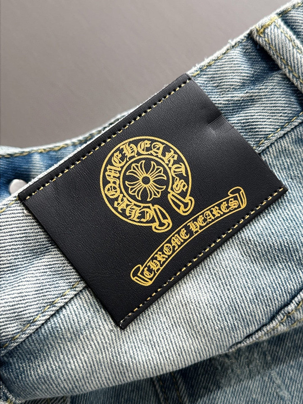 Chrome Hearts Cross Denim Shorts