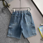 Louis Vuitton Denim Shorts Distressed Finish