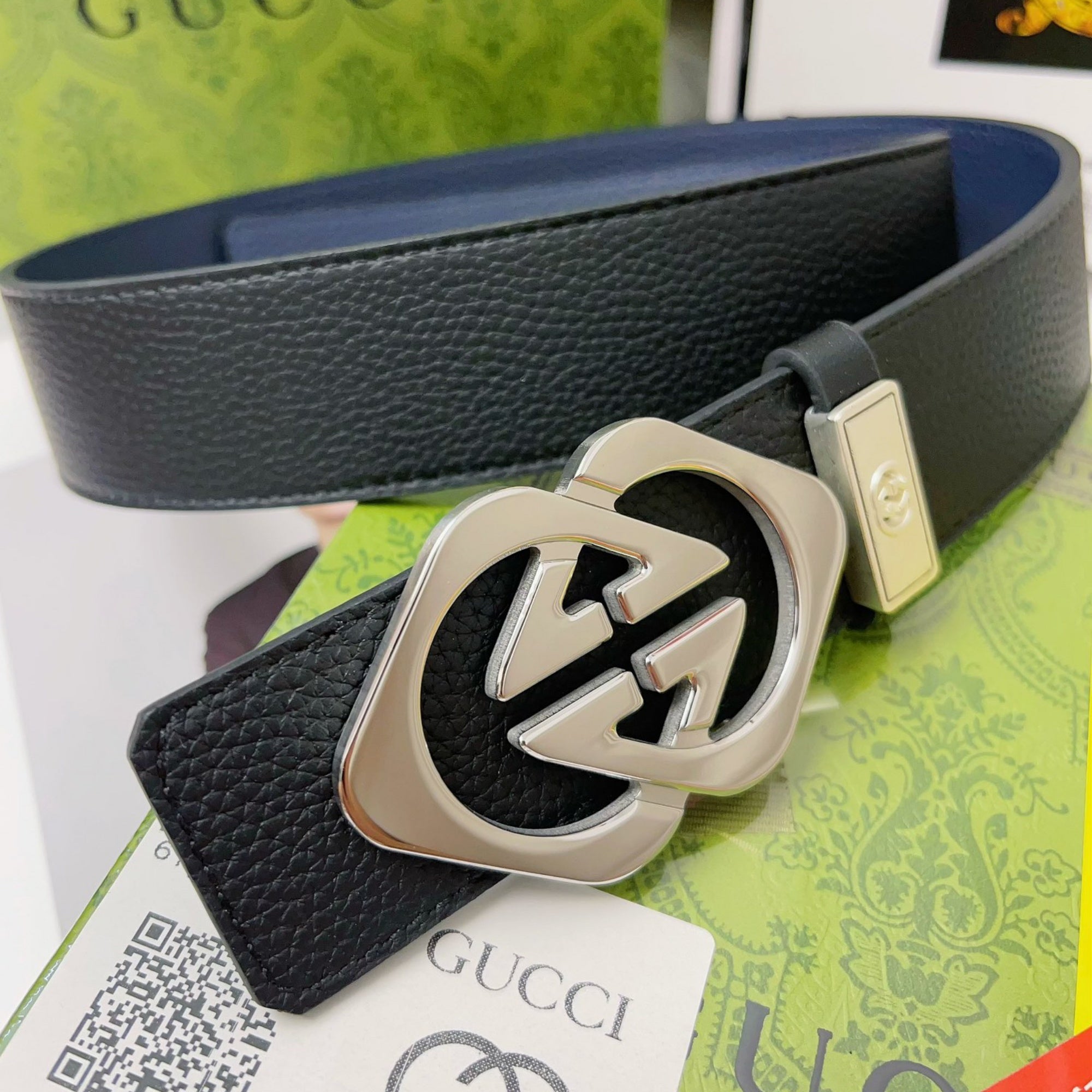 Gucci Men's Leather Belt – 3.8cm Width
