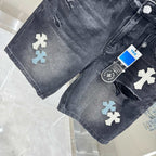 Chrome Hearts Cross Denim Shorts