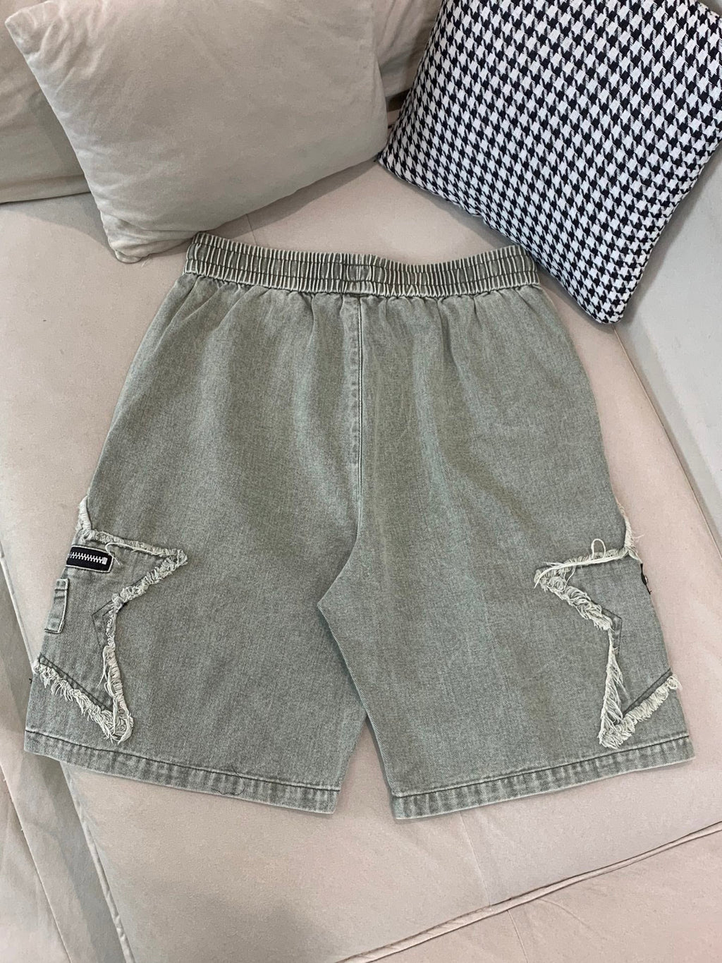 Chrome Hearts Cross Denim Shorts