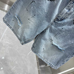 Chrome Hearts Cross Denim Shorts