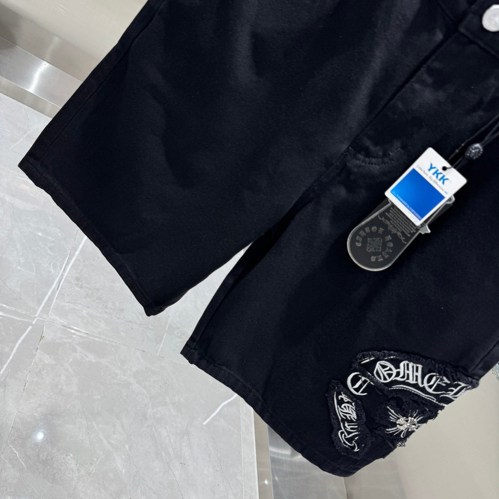 Chrome Hearts Cross Denim Shorts