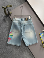 Chrome Hearts Cross Denim Shorts