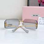 Miu Miu New Rimless Shield Sunglasses