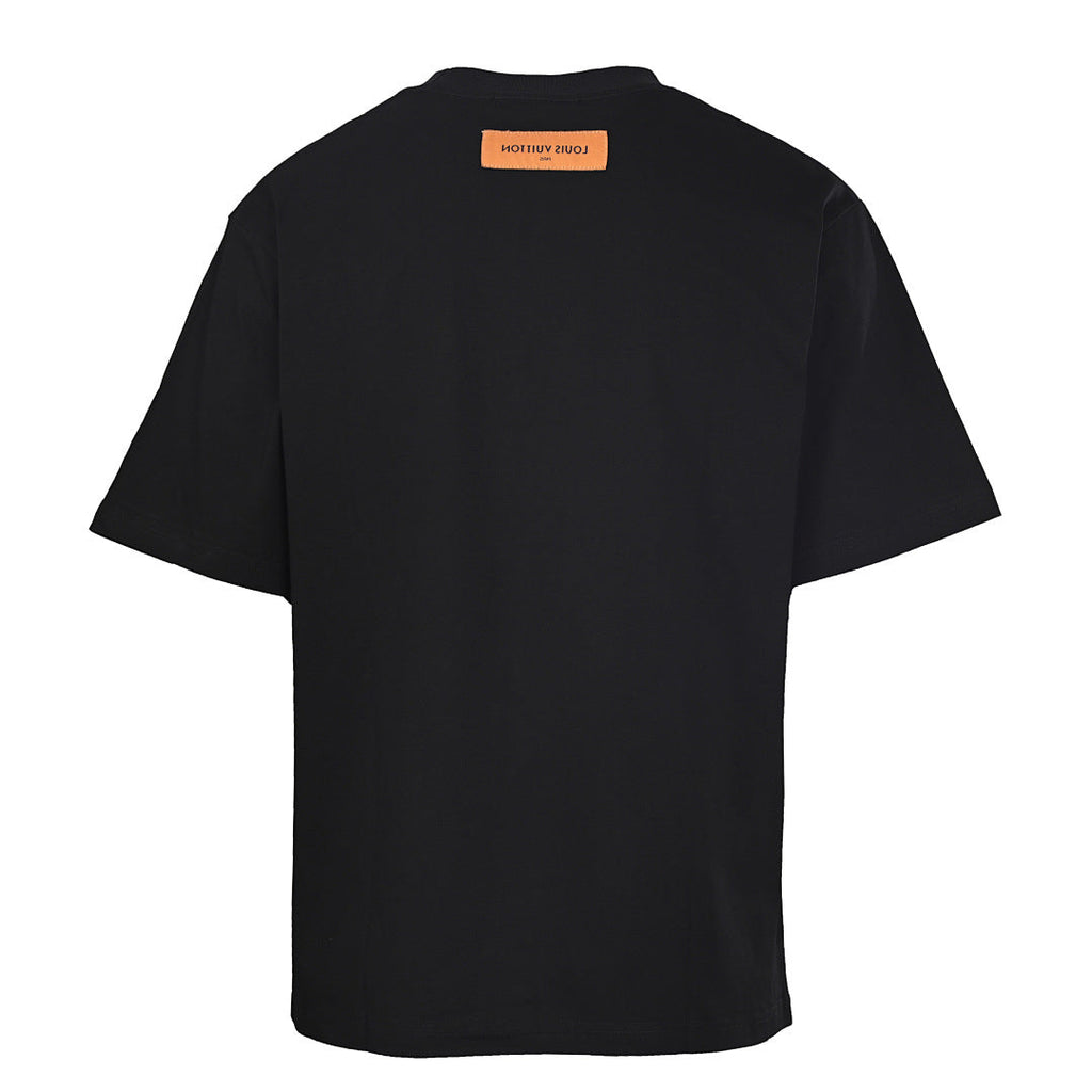 Louis Vuitton LV Mountain Velvet Jacquard Short-Sleeve T-Shirt | Organic Cotton
