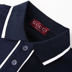 Gucci Embroidered Polo Shirt 2026 | Men's Luxury T-Shirt