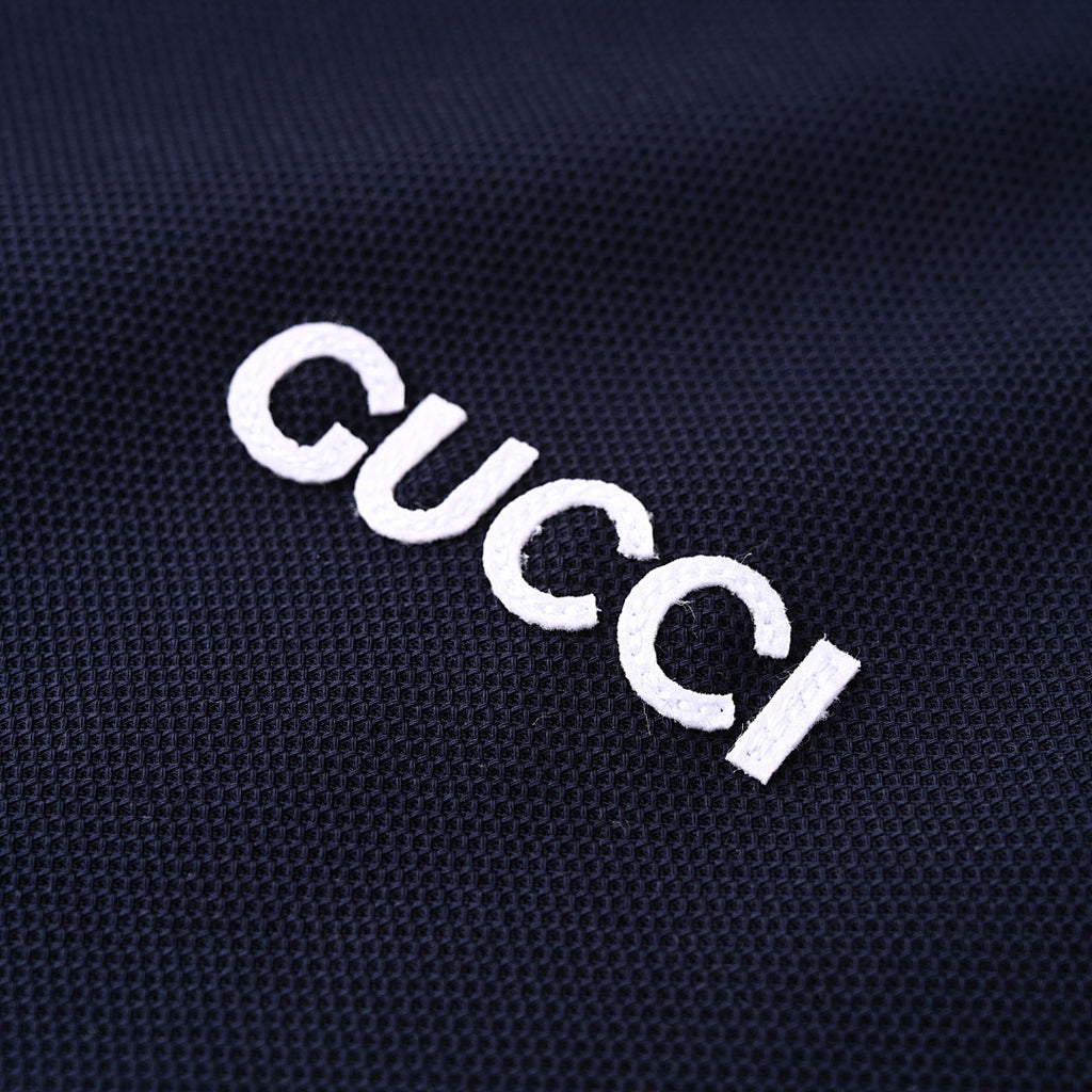 Gucci Embroidered Polo Shirt 2026 | Men's Luxury T-Shirt