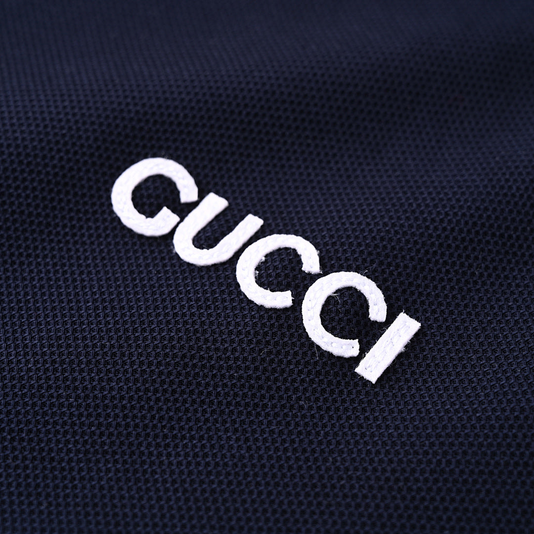 Gucci Embroidered Polo Shirt 2026 | Men's Luxury T-Shirt