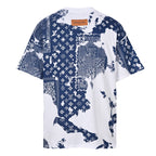 Louis Vuitton Paisley Monogram Embossed Short-Sleeve T-Shirt | Combed Cotton