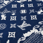 Louis Vuitton Paisley Monogram Embossed Short-Sleeve T-Shirt | Combed Cotton
