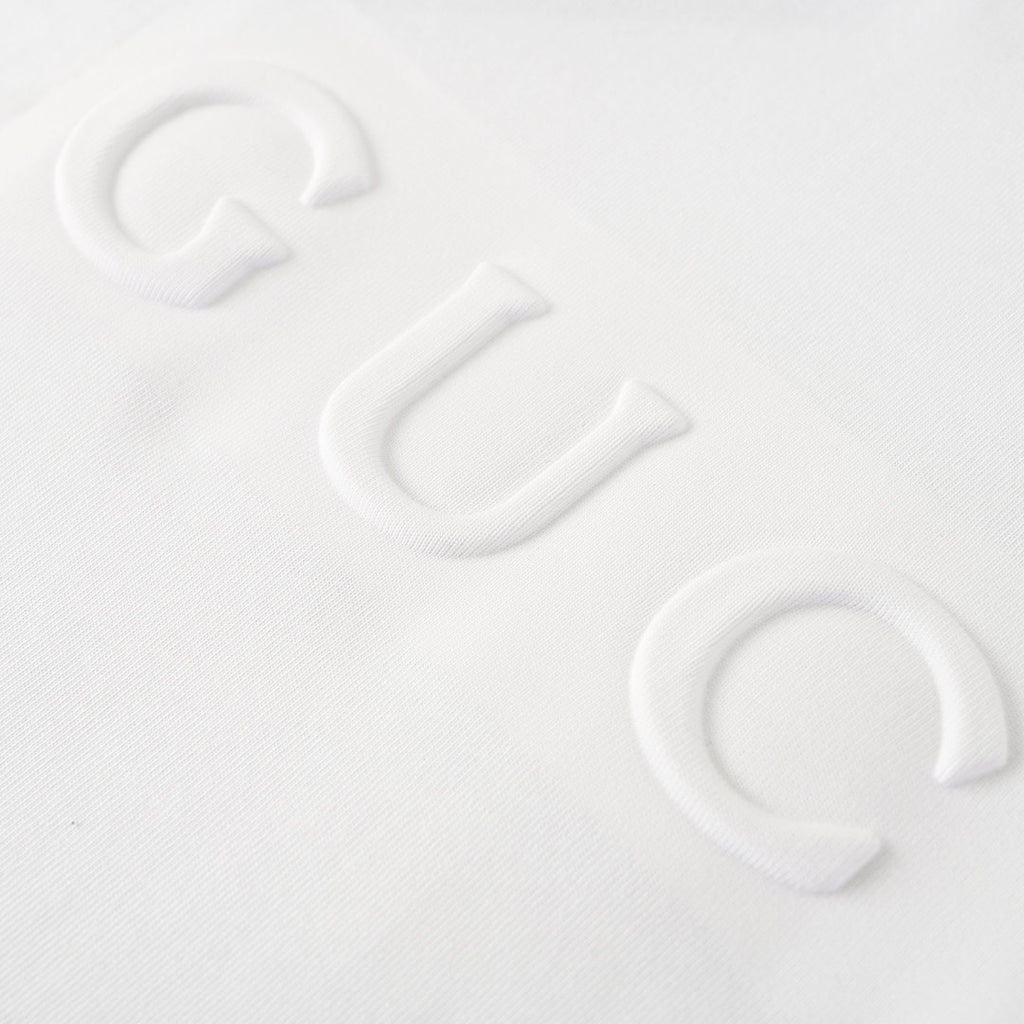 Gucci Embossed Letter Short-Sleeve T-Shirt