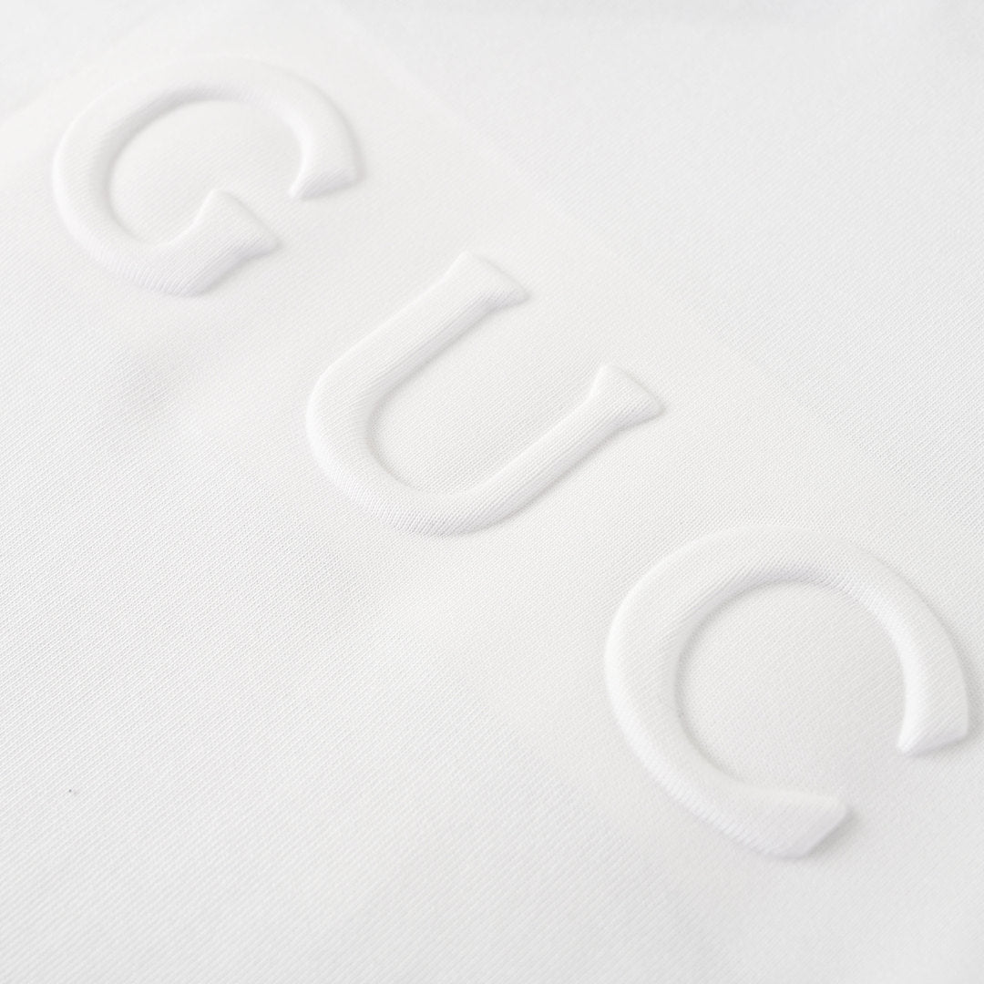 Gucci Embossed Letter Short-Sleeve T-Shirt