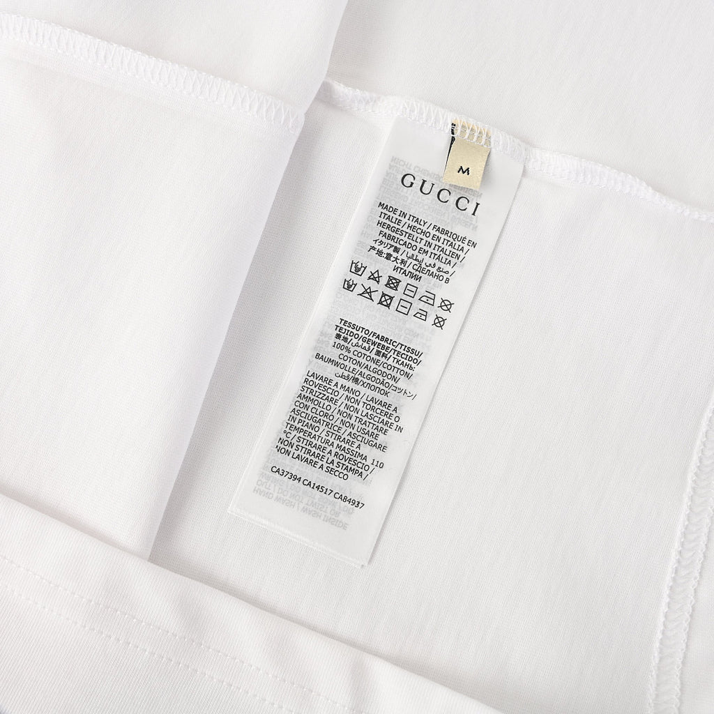Gucci Embossed Letter Short-Sleeve T-Shirt