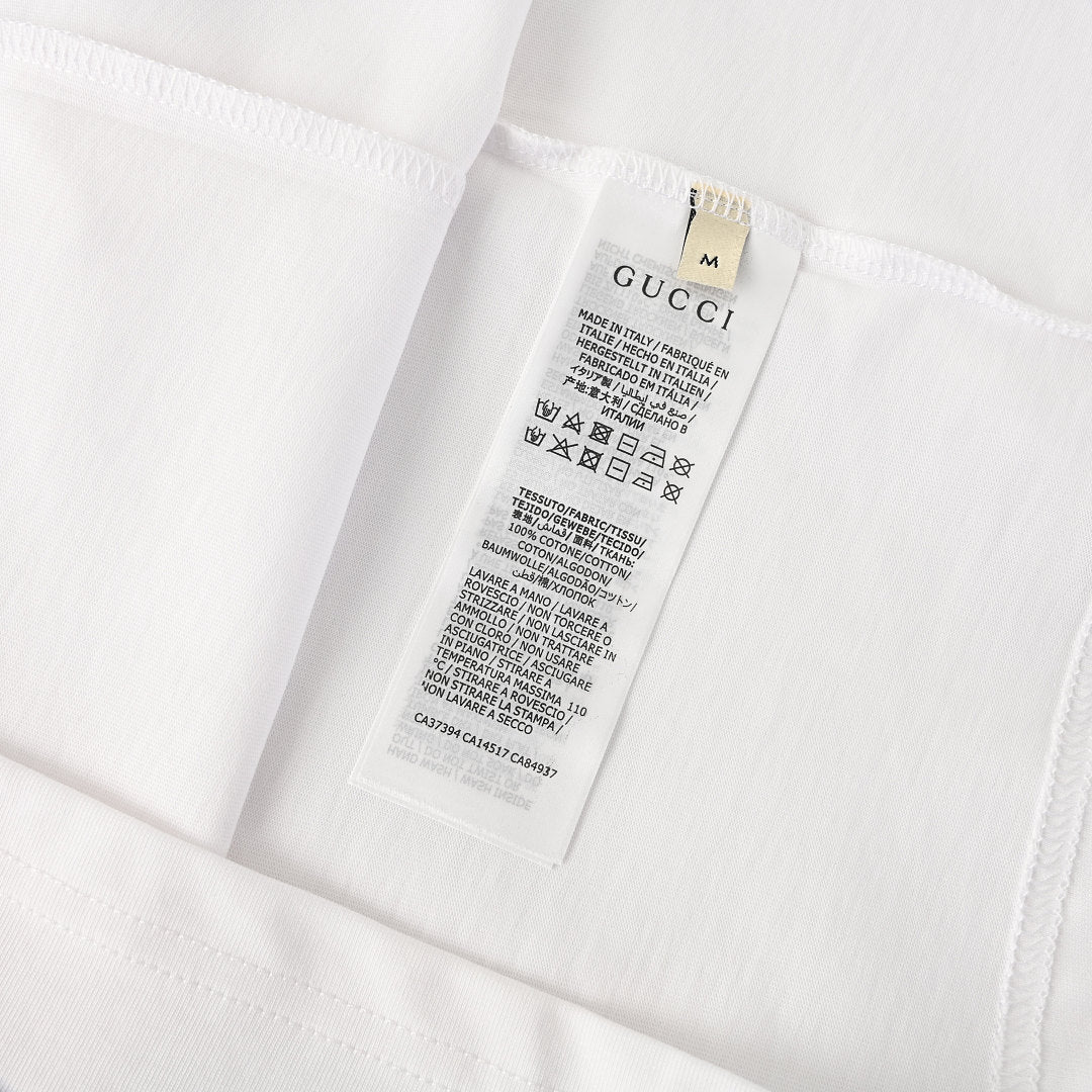 Gucci Embossed Letter Short-Sleeve T-Shirt