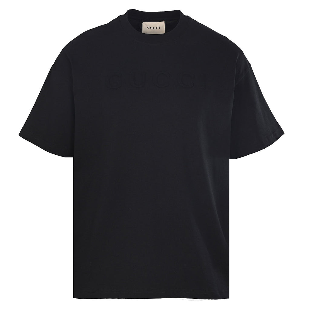 Gucci Embossed Letter Short-Sleeve T-Shirt