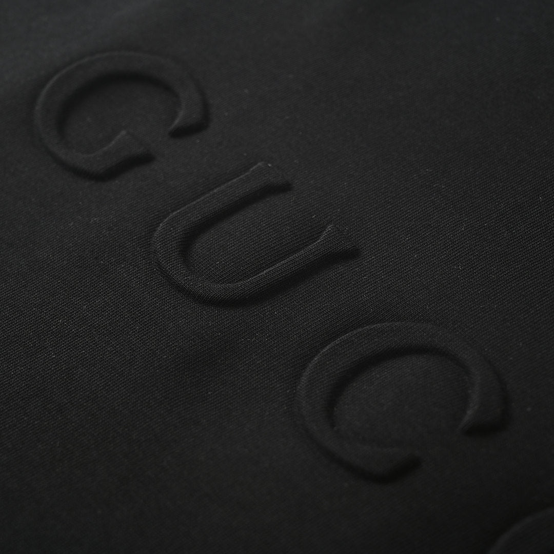 Gucci Embossed Letter Short-Sleeve T-Shirt
