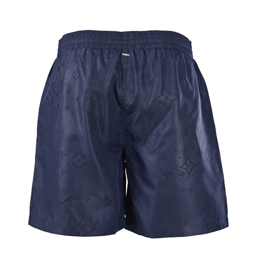 Louis Vuitton All-Over Print Washed Denim Shorts