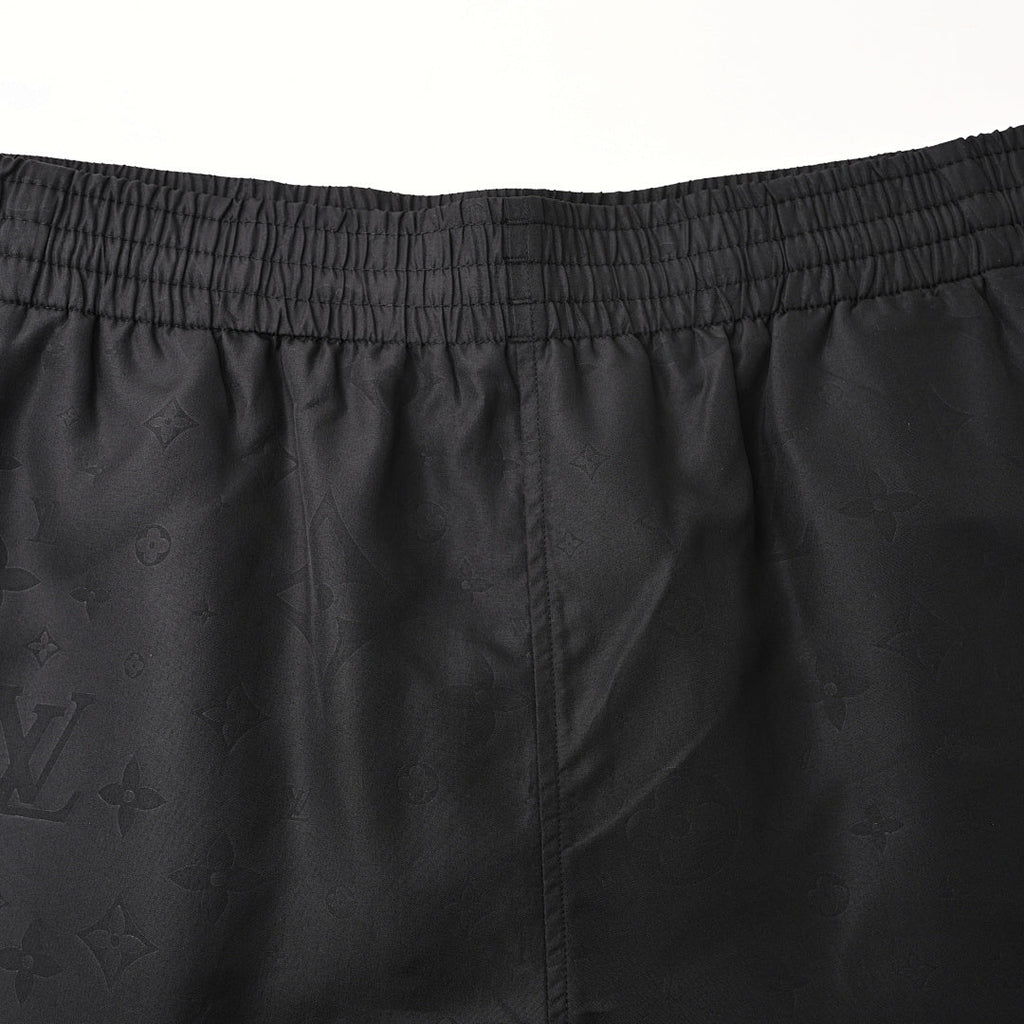 Louis Vuitton All-Over Print Washed Denim Shorts