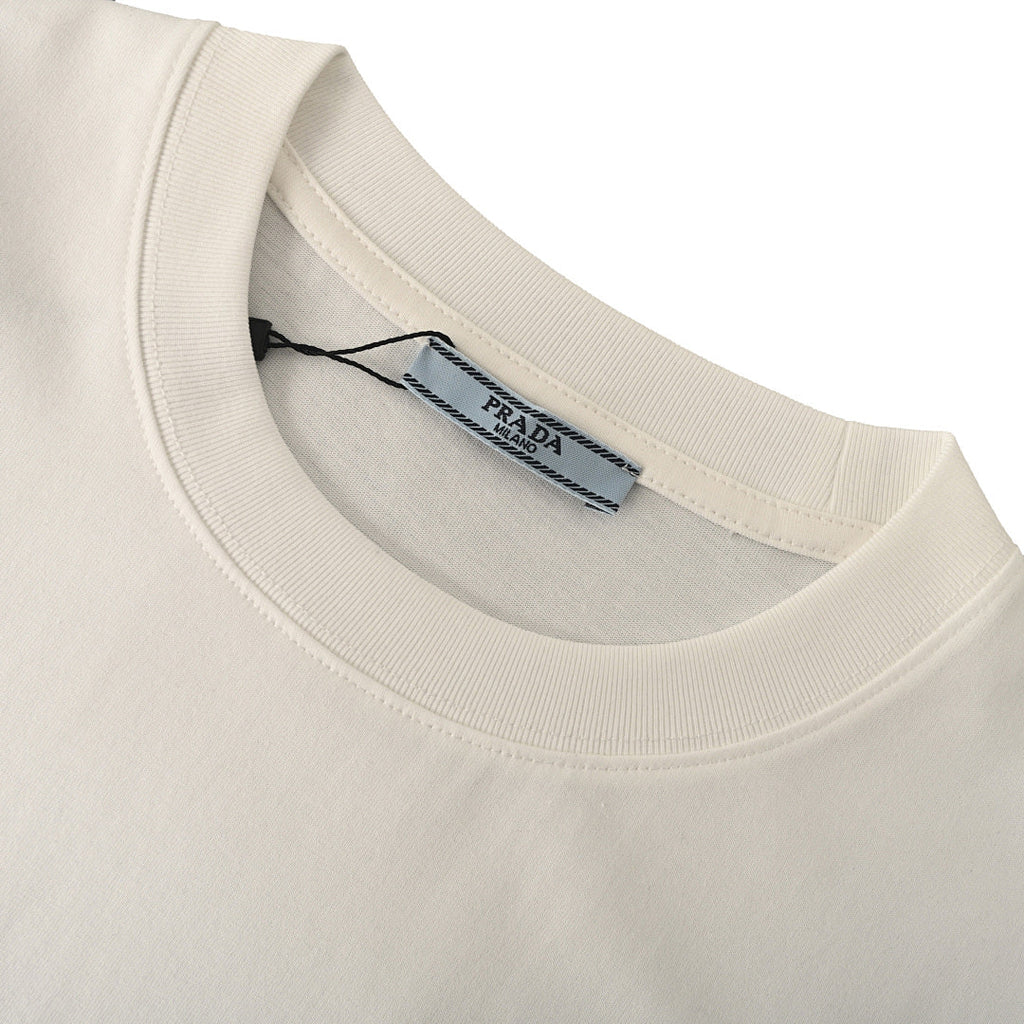 Prada 2026 Small Embroidery T-Shirt S-XL