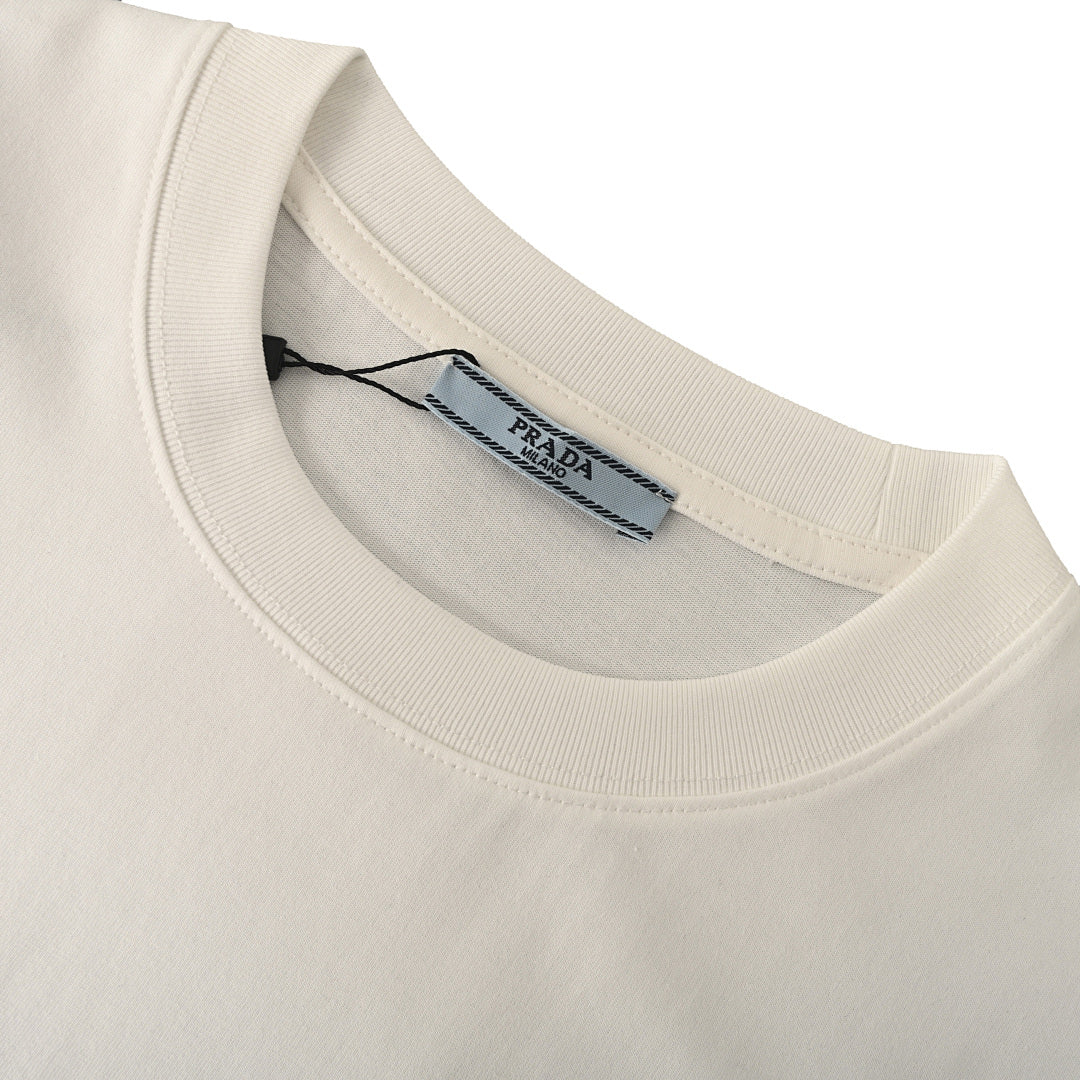 Prada 2026 Small Embroidery T-Shirt S-XL