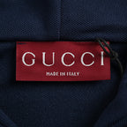 Gucci lettered zip-up hooded jacket