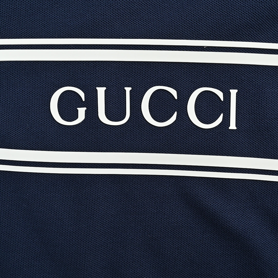 Gucci lettered zip-up hooded jacket