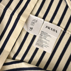 Prada 2026 Inverted Triangle Logo Embroidered T-Shirt S-XL