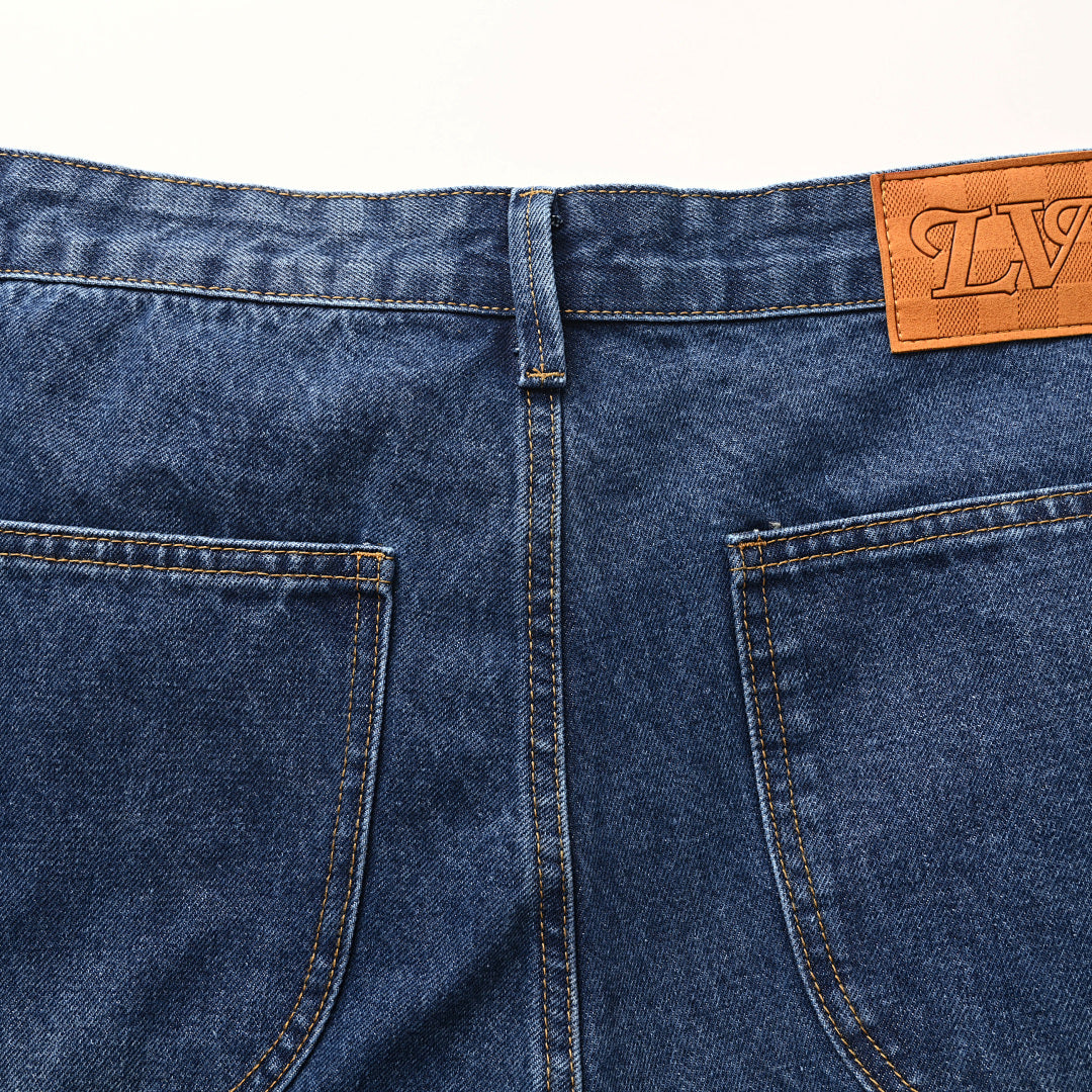 Louis Vuitton Blue Denim Trousers