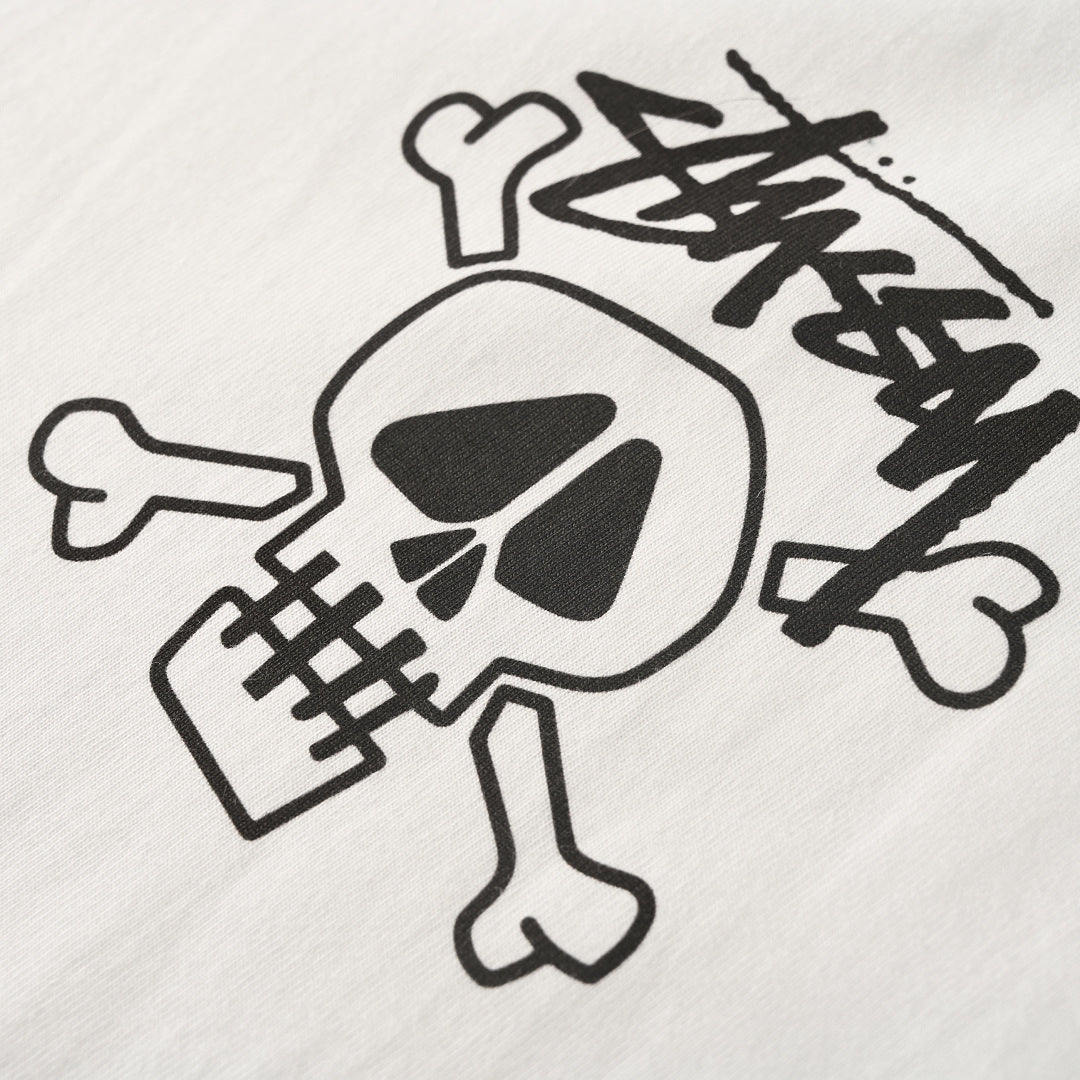 STUSSY skull print T-shirt