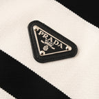 Prada 2026 Classic Triangle Logo Cotton T-Shirt S-XL