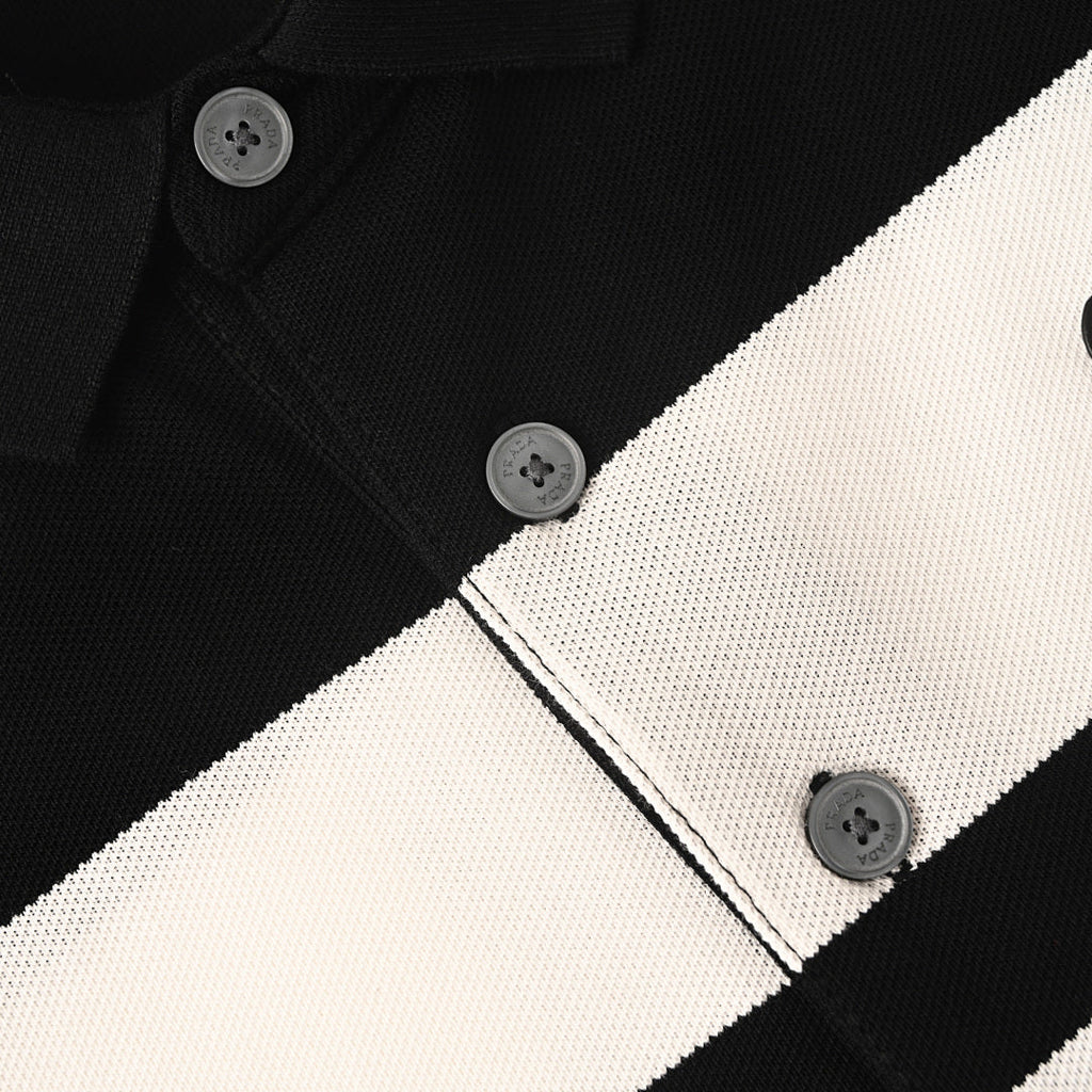 Prada 2026 Classic Triangle Logo Cotton T-Shirt S-XL