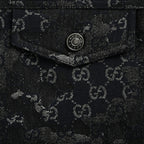 Gucci GG Monogram Hooded Zip Jacket – Black