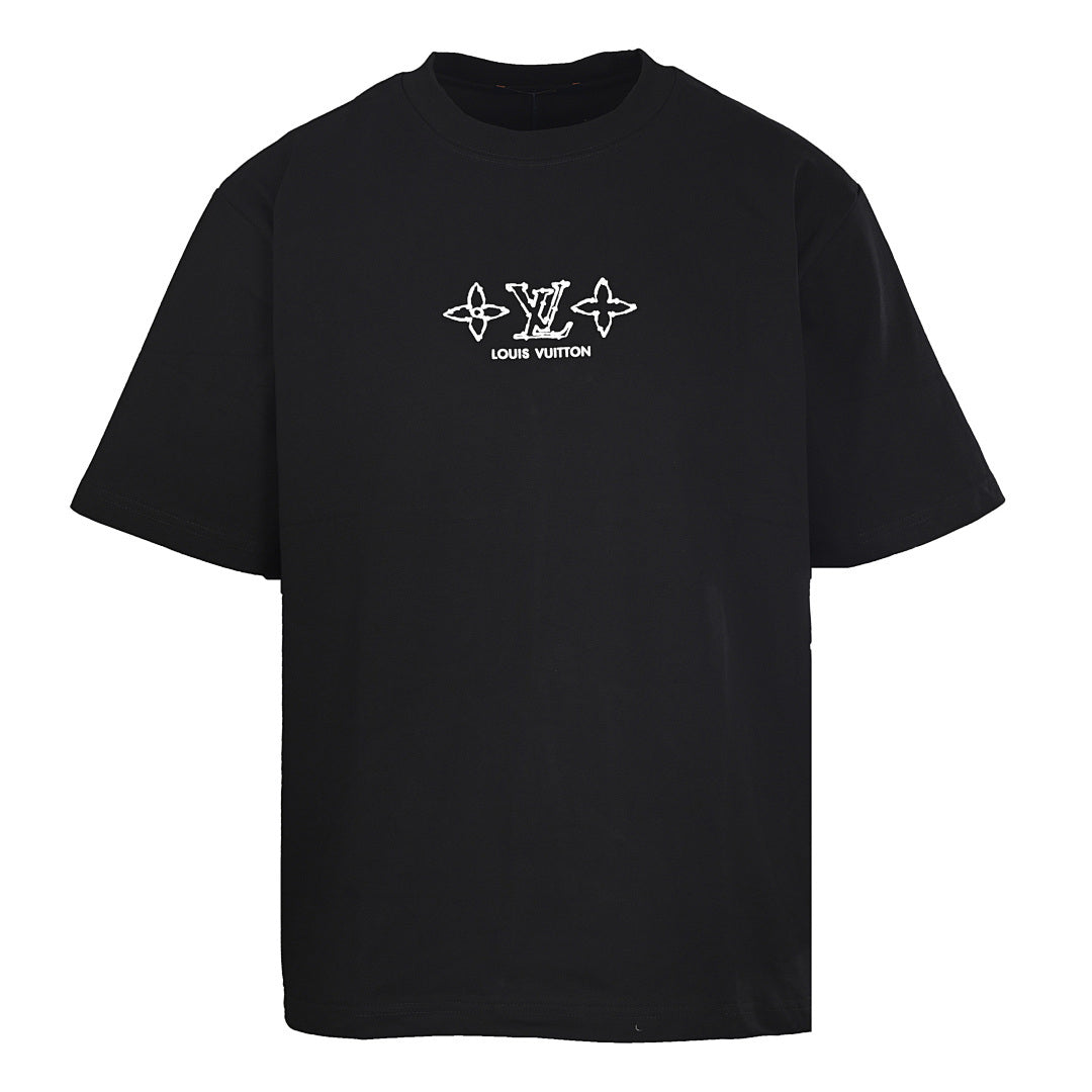 Louis Vuitton All-Over Monogram Print Short-Sleeve T-Shirt | Brown & Gold | Unisex