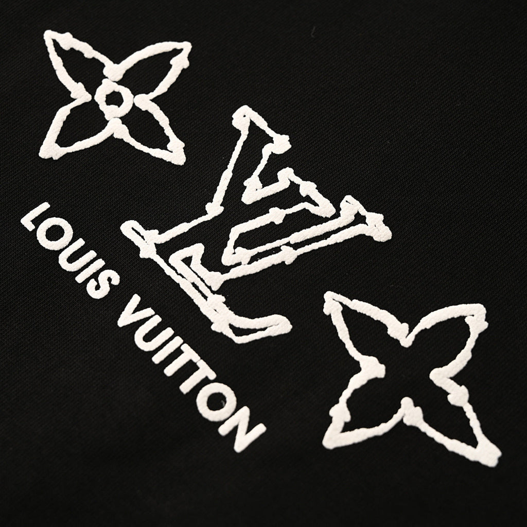 Louis Vuitton All-Over Monogram Print Short-Sleeve T-Shirt | Brown & Gold | Unisex