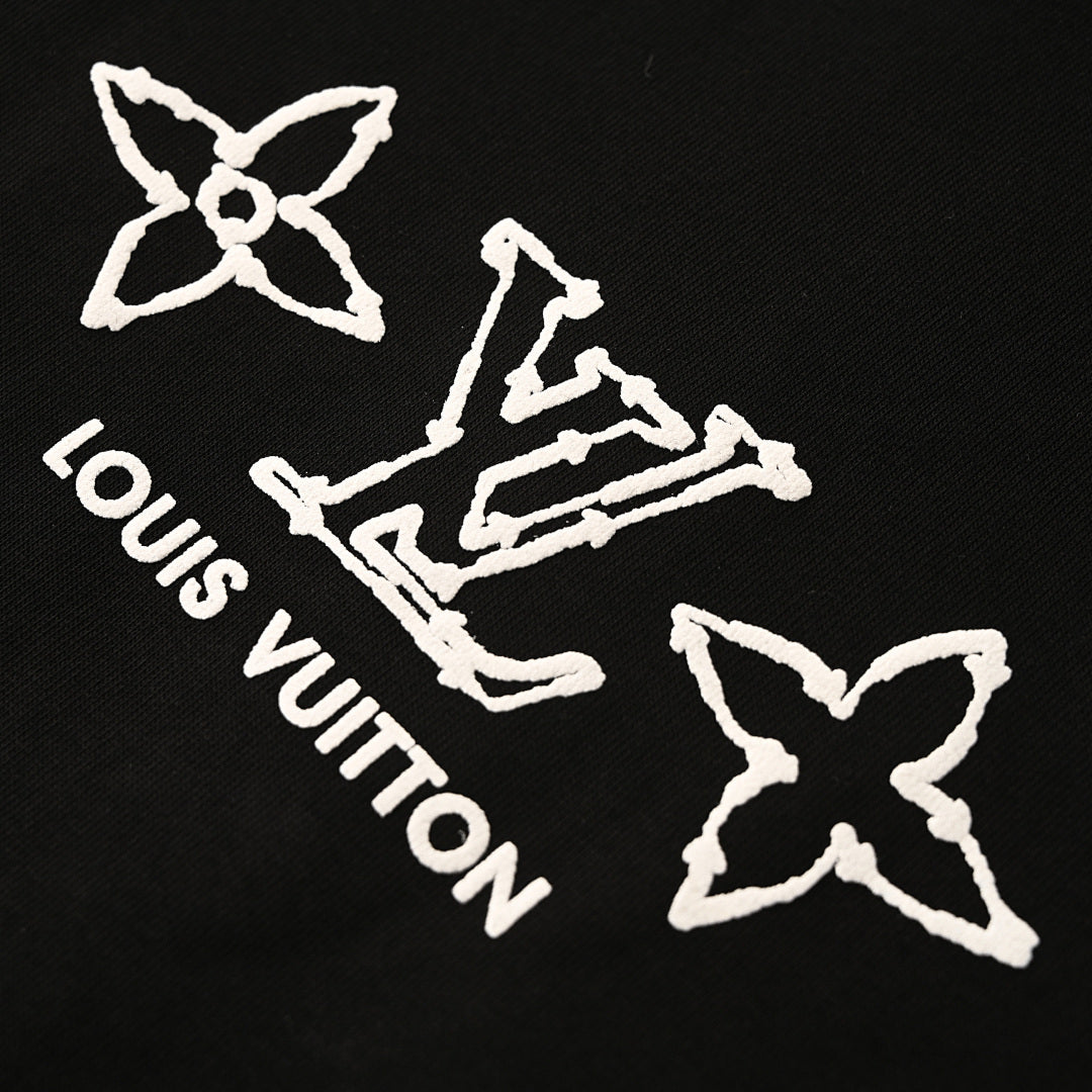 Louis Vuitton All-Over Monogram Print Short-Sleeve T-Shirt | Brown & Gold | Unisex