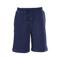Louis Vuitton Navy Flocked Embossed Terry Shorts