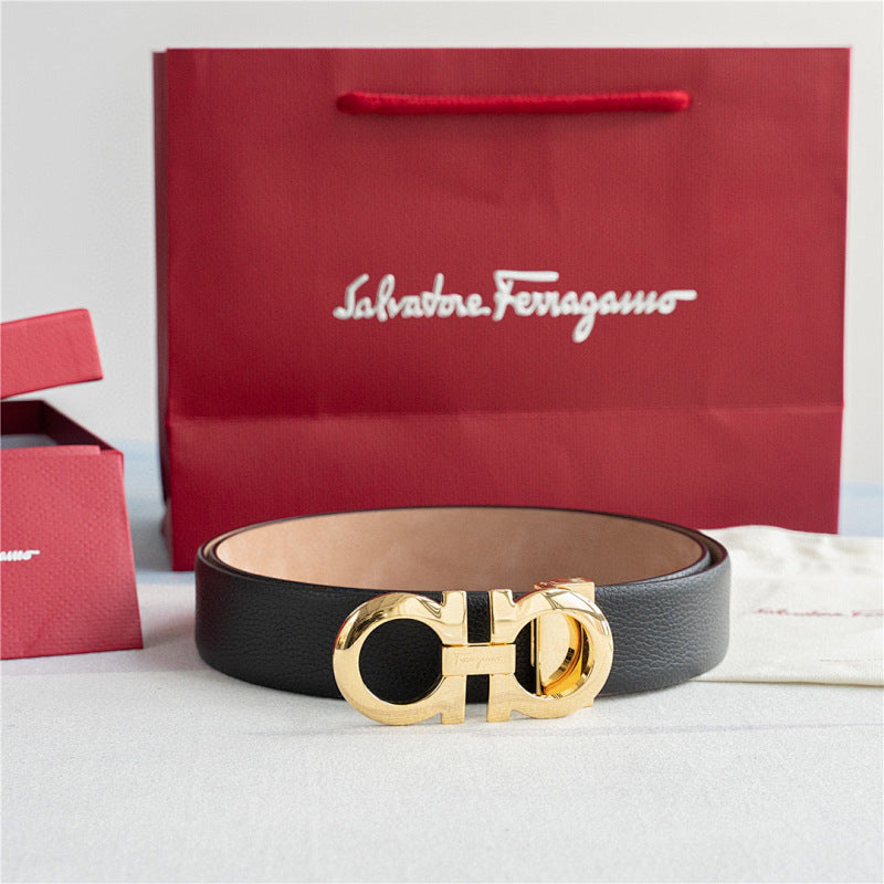 Salvatore Ferragamo Classic Leather Belt