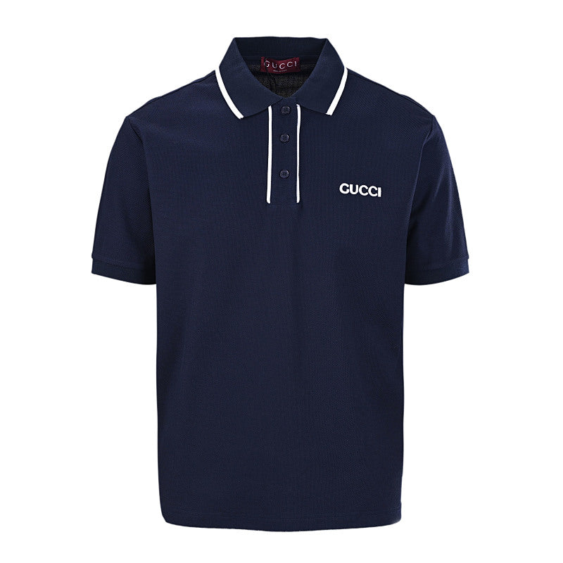 Gucci Embroidered Polo Shirt 2026 | Men's Luxury T-Shirt