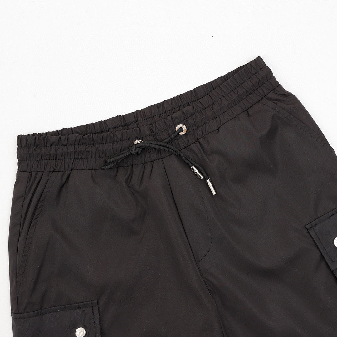 Louis Vuitton Cargo Shorts with All-Over Monogram Print