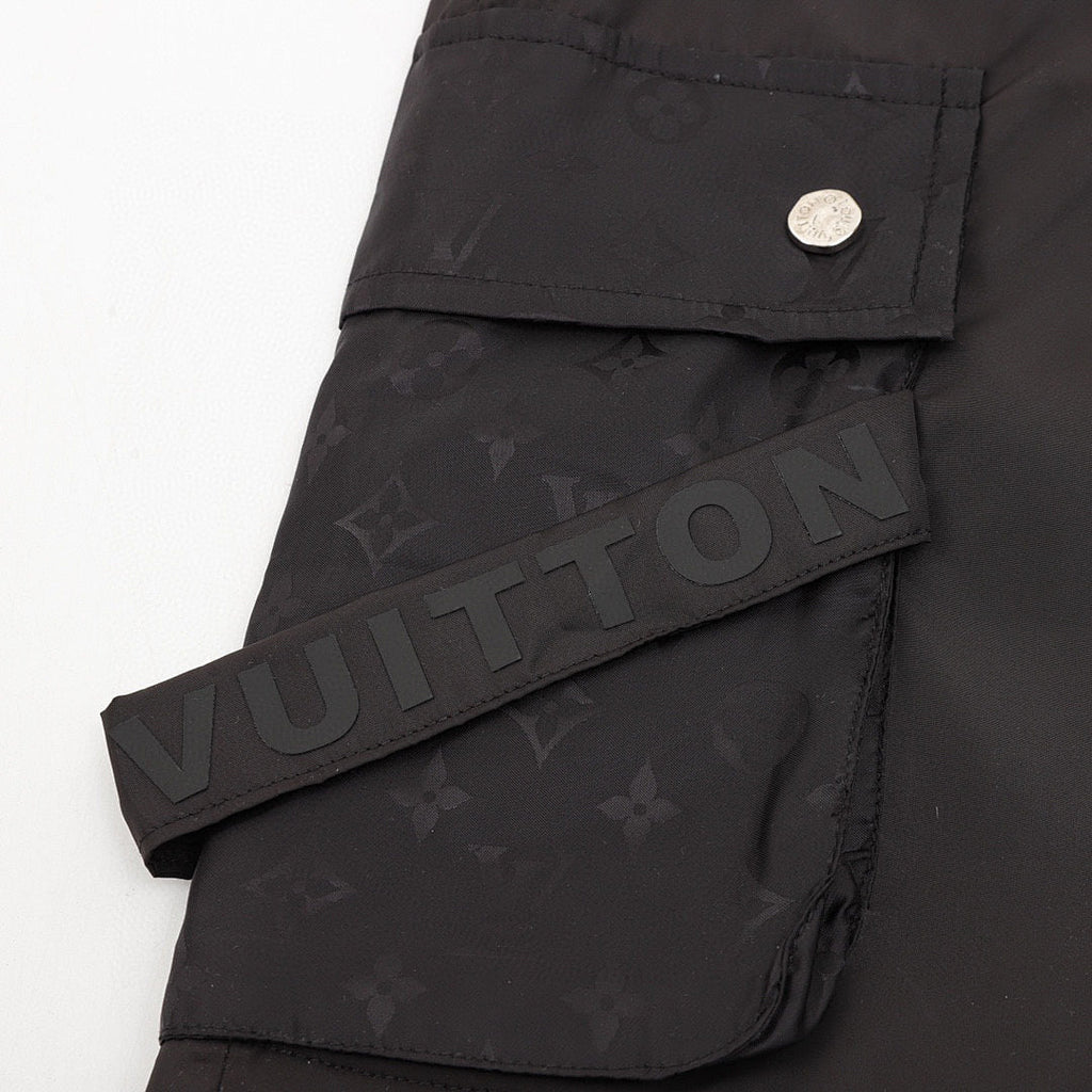 Louis Vuitton Cargo Shorts with All-Over Monogram Print