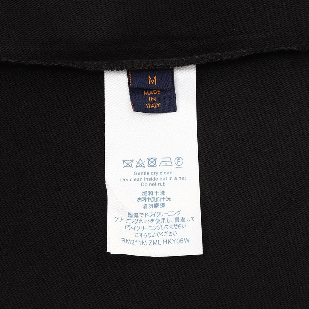 Louis Vuitton Short-Sleeve T-Shirt with Handwritten Rhinestone Signature