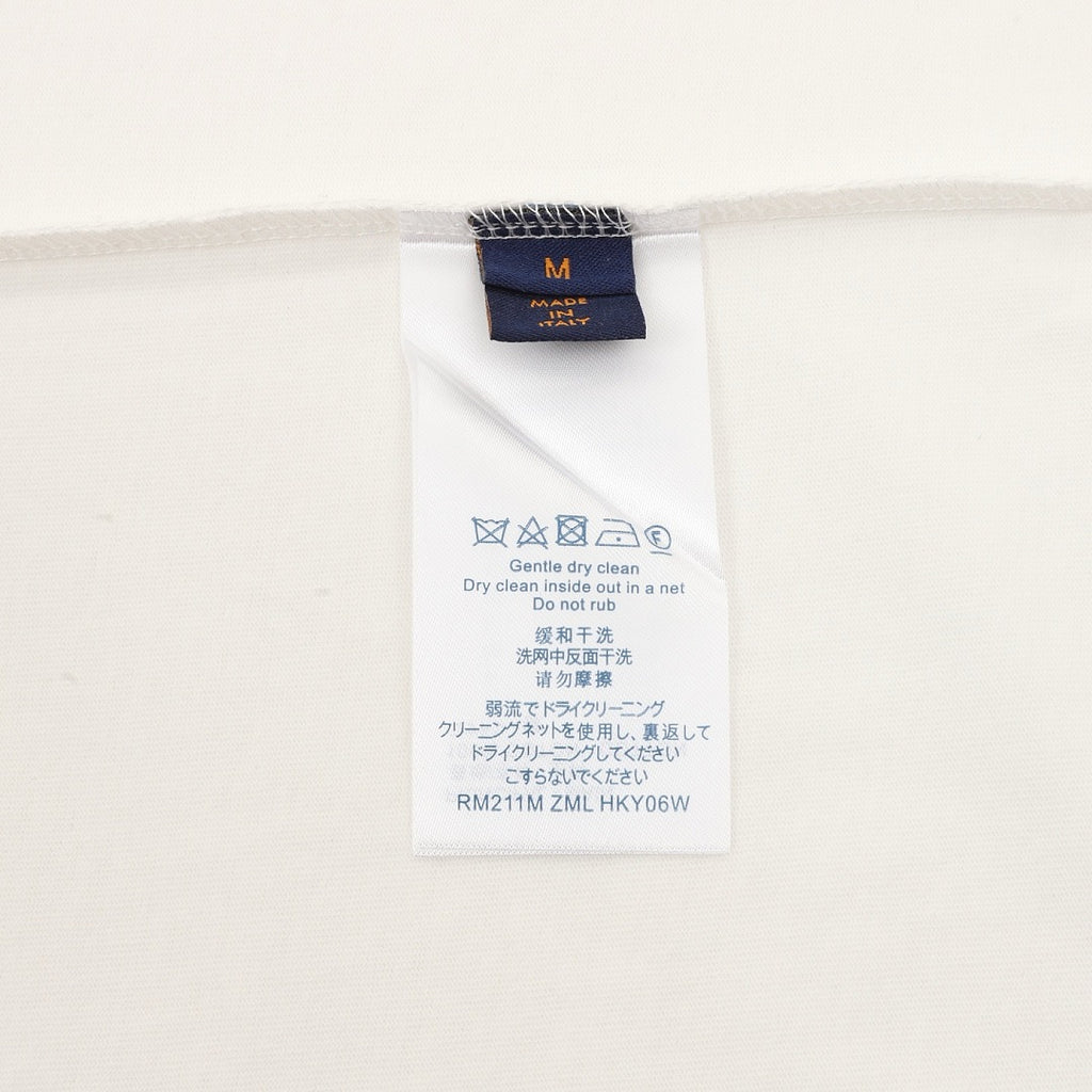 Louis Vuitton Short-Sleeve T-Shirt with Handwritten Rhinestone Signature